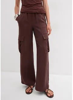 Pantaloni cargo in misto lyocell fluente, bonprix