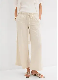 Pantaloni culotte in misto viscosa fluente, bonprix