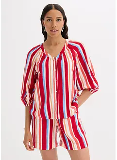 Blusa in viscosa strutturata, bonprix