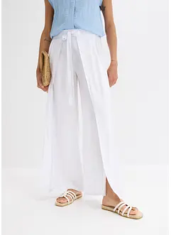 Pantaloni a palazzo in misto viscosa fluente, bonprix