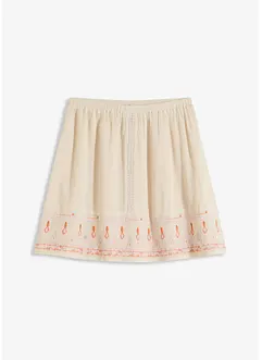 Minigonna con ricami, bonprix