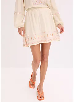 Minigonna con ricami, bonprix