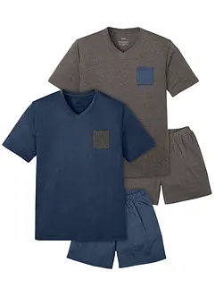 Pigiama estivo con cotone (set 4 pezzi), bonprix