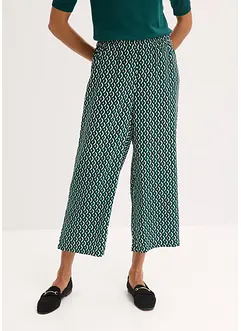 Pantaloni culotte fantasia, bonprix