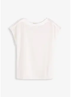 Maglia con dettaglio in satin, bonprix