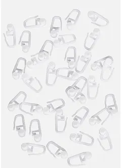 Ganci per tenda con rotelline (pacco da 50), bonprix