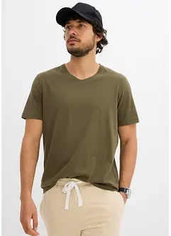 T-shirt con scollo a V (pacco da 3), bonprix