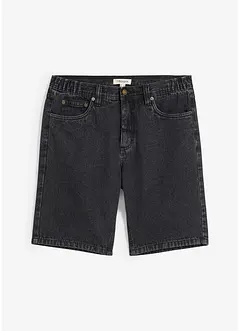 Bermuda in jeans con cinta elasticizzata ai lati, classic fit, bonprix