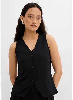 Gilet comodo in maglia punto Roma, bonprix