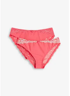 Slip con pizzo delicato (pacco da 2), bonprix