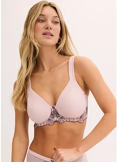 Reggiseno minimizer con ricami delicati, bonprix