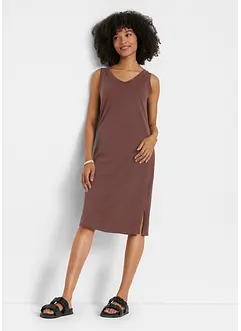 Abito di jersey con spacco, bonprix