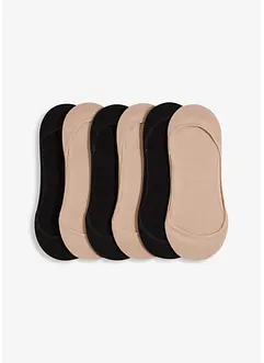 Fantasmini con cotone biologico e strisce di silicone, ballerina fit (pacco da 6), bonprix