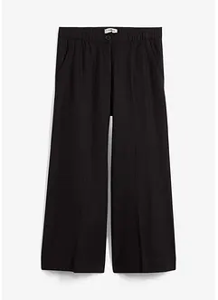 Pantaloni culotte in misto viscosa con elastico in vita, bonprix