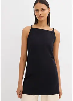 Top lungo in misto cotone elasticizzato, bonprix