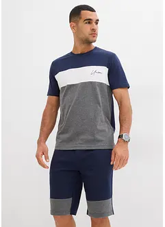 T-shirt e bermuda in felpa (set 2 pezzi), bonprix