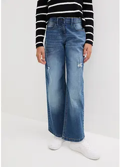 Jeans wide leg, vita media, bonprix