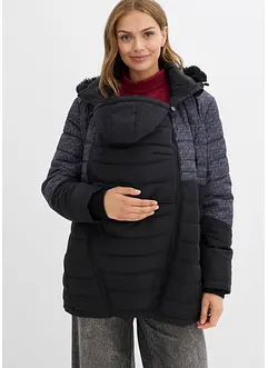 Giubbotto invernale prémaman 3 in 1 con inserto babywearing, bonprix