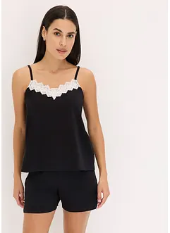 Pigiama estivo con spalline sottili, bonprix