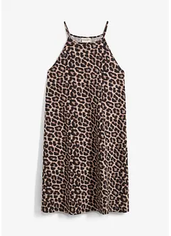 Abito leopardato in puro cotone, bonprix