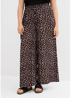 Pantaloni a palazzo in mussola di cotone, bonprix