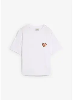 Maglietta cropped con spalle scese, bonprix