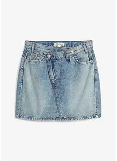 Gonna di jeans con cinta asimmetrica, bonprix