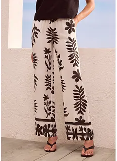 Pantaloni fantasia in viscosa fluente, bonprix