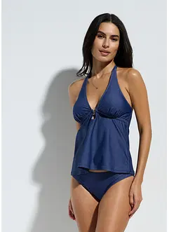 Tankini effetto denim (set 2 pezzi), bonprix