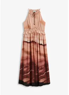 Abito in chiffon fantasia, bonprix