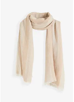 Sciarpa in misto lino, bonprix