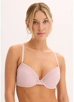 Reggiseno con coppe preformate, ferretto e cotone biologico morbido (pacco da 2), bonprix