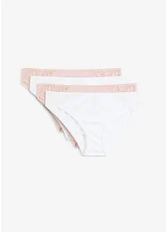 Slip con pizzo (pacco da 4), bonprix