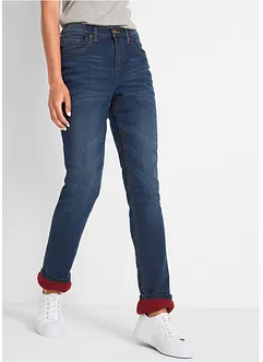 Jeans elasticizzati straight, vita alta, bonprix