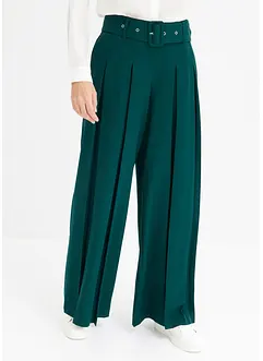 Pantaloni larghi in misto viscosa fluente, bonprix
