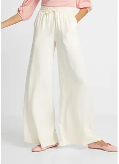 Pantaloni larghi in viscosa lucida leggera, bonprix