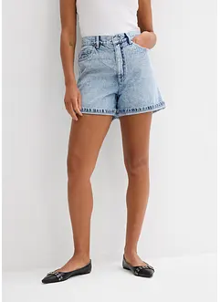 Shorts di jeans, vita alta, bonprix
