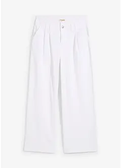 Jeans wide leg, vita bassa, bonprix