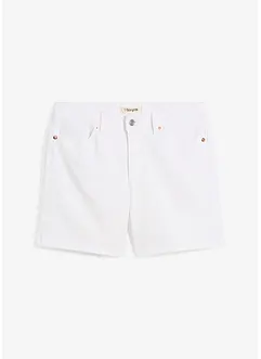 Bermuda in jeans, vita media, bonprix