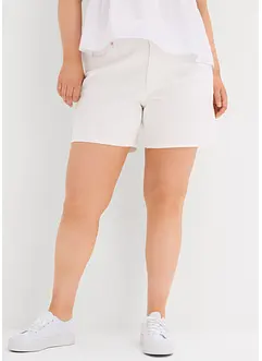Bermuda in jeans, vita media, bonprix