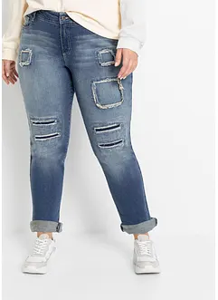 Jeans boyfriend, vita media, bonprix