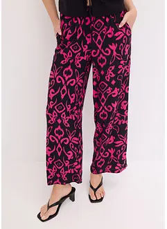 Pantaloni fantasia in viscosa fluente, bonprix