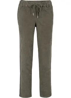 Pantaloni di velluto a coste con cordoncino, bonprix