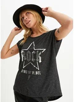 Maglia lunga in misto viscosa morbido, bonprix