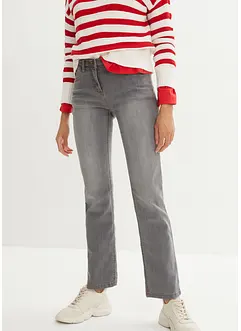Jeans elasticizzati straight, vita media, bonprix