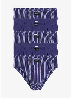 Slip alto con cotone (pacco da 5), bonprix