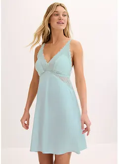 Sottoveste con materiale lucido, bonprix