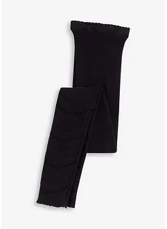 Leggings con comoda fascia in vita e ricamo traforato, 80 DEN, bonprix
