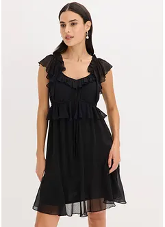 Abito di chiffon svasato, bonprix