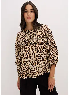 Blusa in misto viscosa fine, bonprix
